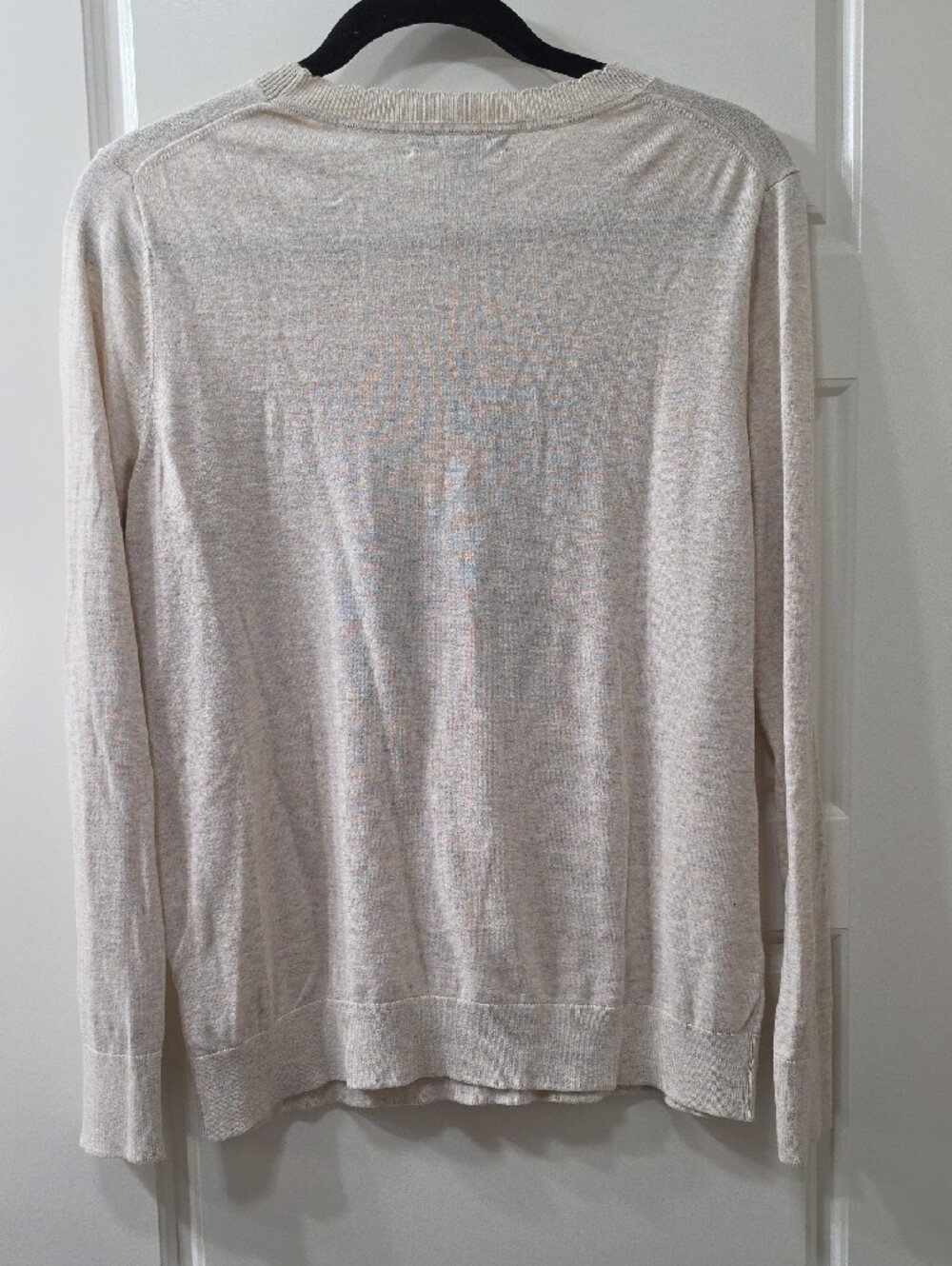 Banana Republic Cat Embroidered Sweater – Beige, Size Large - Picture 4 of 5